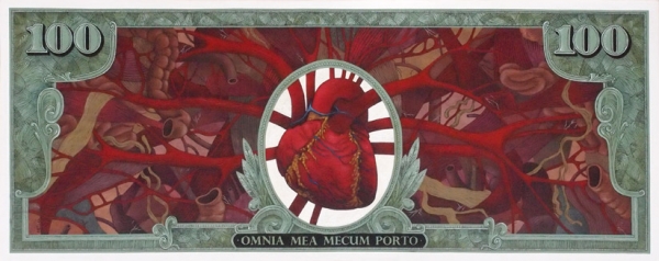 Llevo todas mis cosas conmigo, acrilico s/ lienzo, 80 x 200 cm, 2013